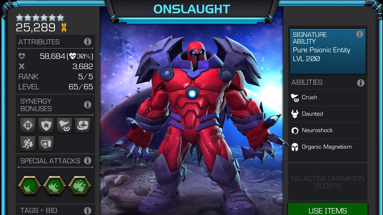 Horseman r5 sig 200 ounslaught first testing #marvelcontestofchampions #mcoc