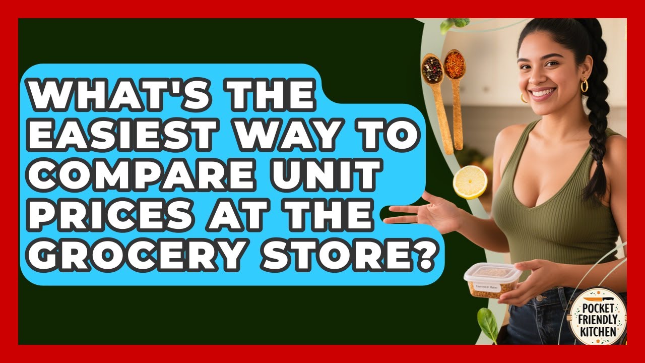 What's The Easiest Way To Compare Unit Prices At The Grocery Store? - Pocket Friendly Kitchen
