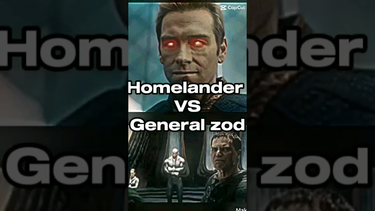 Homelander vs General zod #dc #theboys #homelander #generalzod