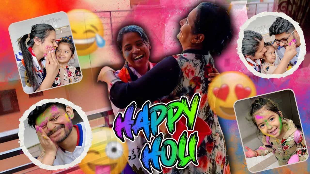 Holi Pe Achaanak Delhi Wale Ghar Pe Humla | Nitsiya TV | Vlog #66