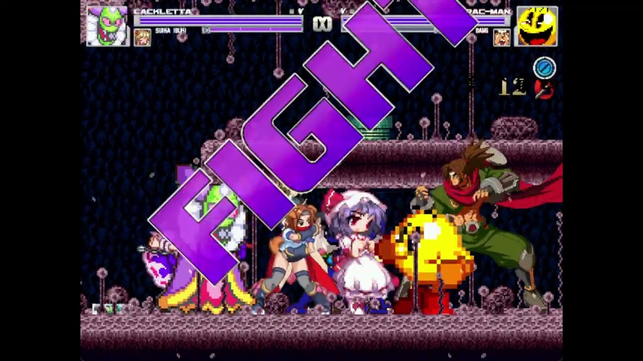 MUGEN Request: Team Cackletta VS Team Pac-Man (4v4)
