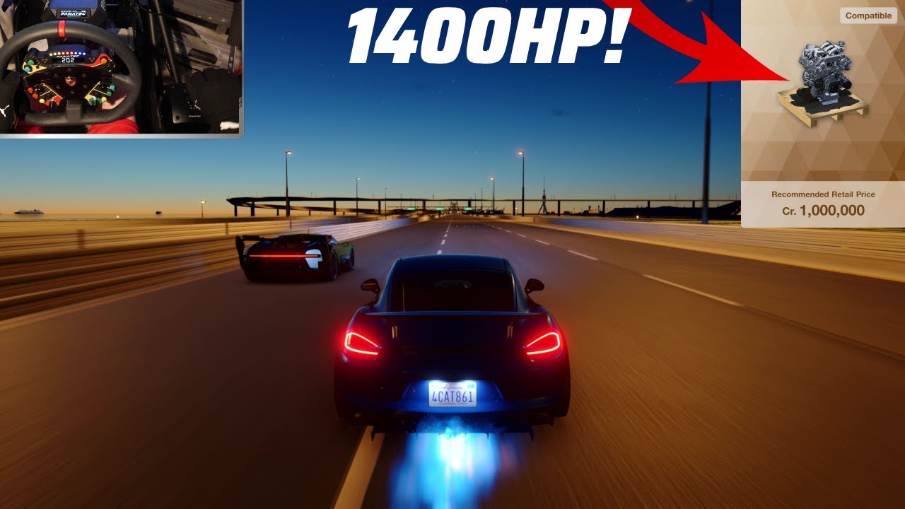 Gran Turismo 7 - This 1400HP Engine Swap is INSANE! Porsche GT4 w/351 Windsor Goes Roll Racing!