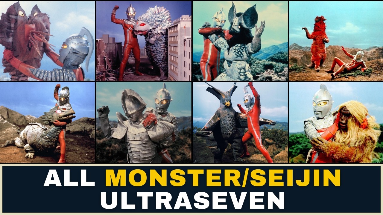 All Monster Seijin Ultraseven #ultraman #ultramanseven #fyp