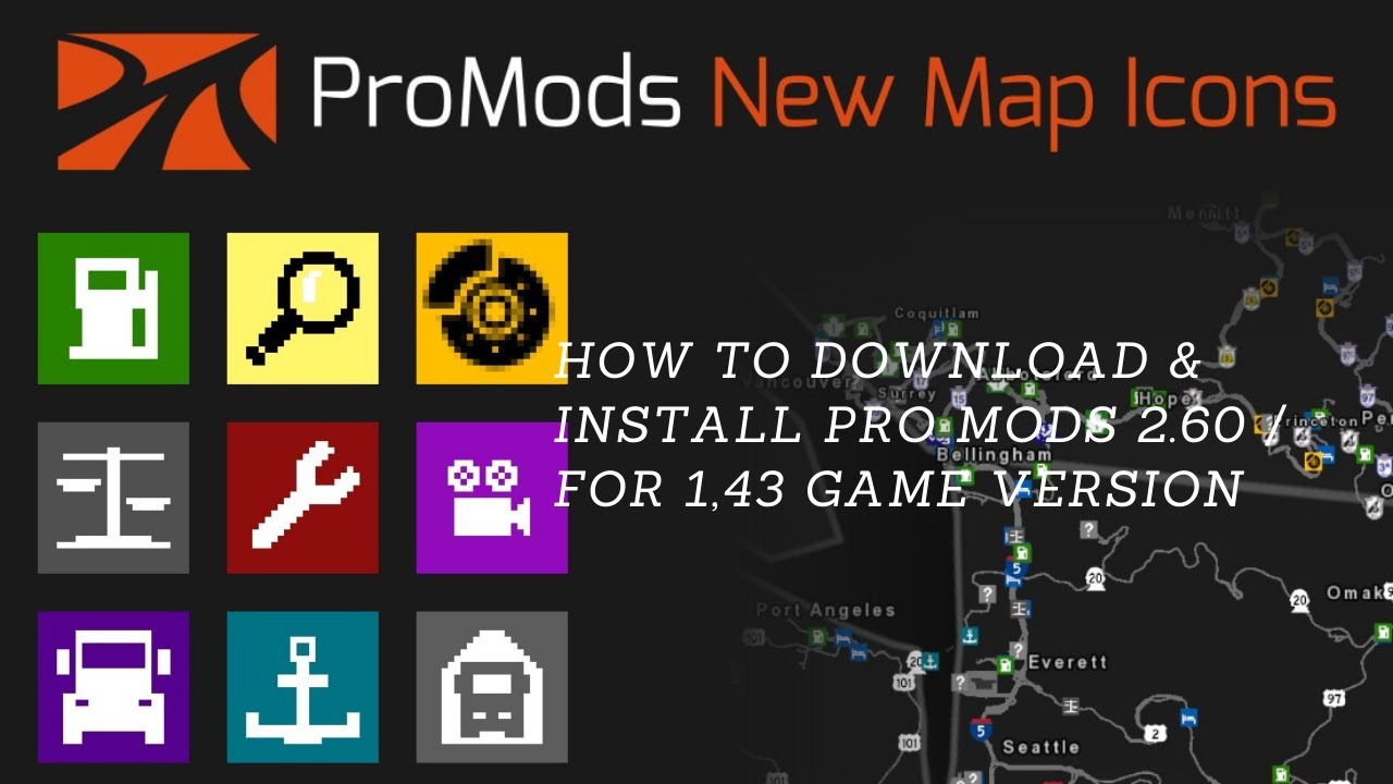 how to download & install / pro mods 2.60 for ets 2 1.43 / game version