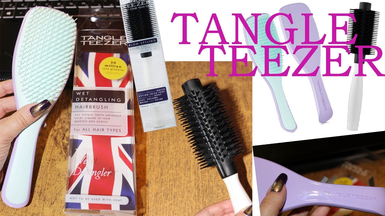 Брендовые расчески Tangle Teezer Blow Styling Round Tool | Tangle Teezer Wet Detangler Hairbrush