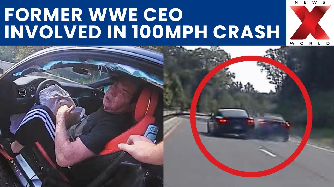 Police footage shows Vince McMahon 100mph crash | NewsX World