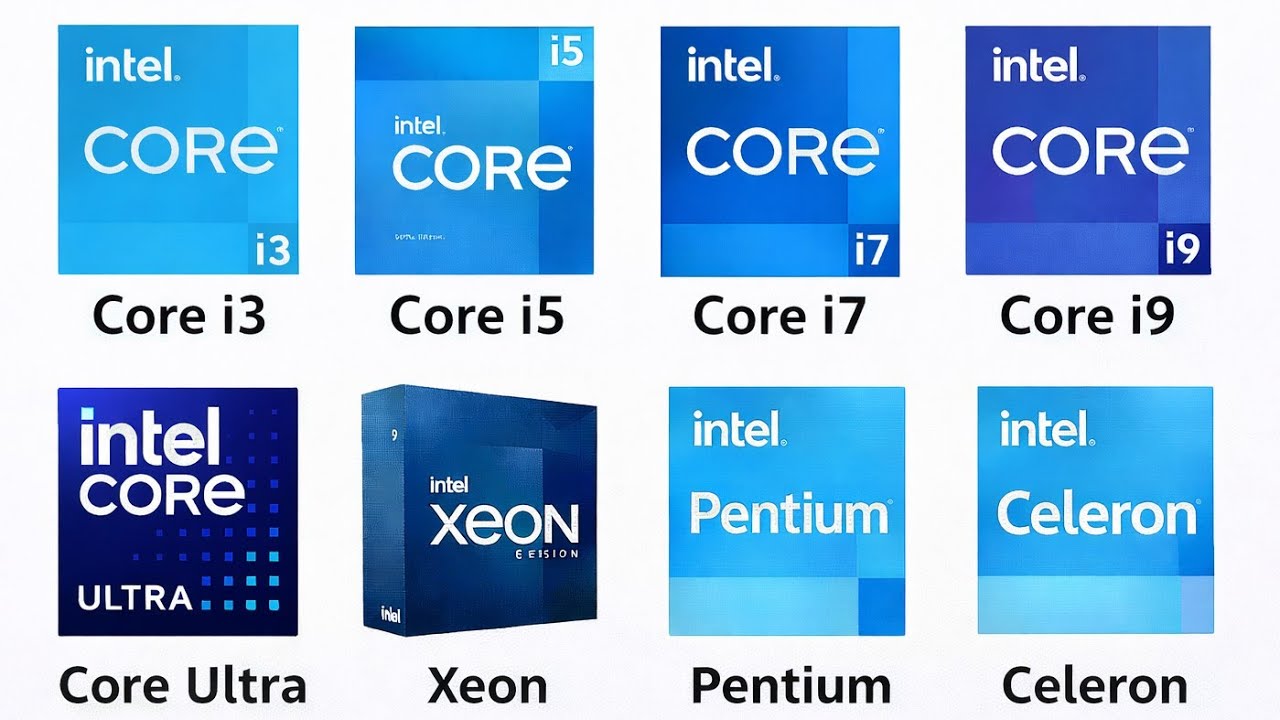 Все процессоры Intel за 7 минут (для начинающих)