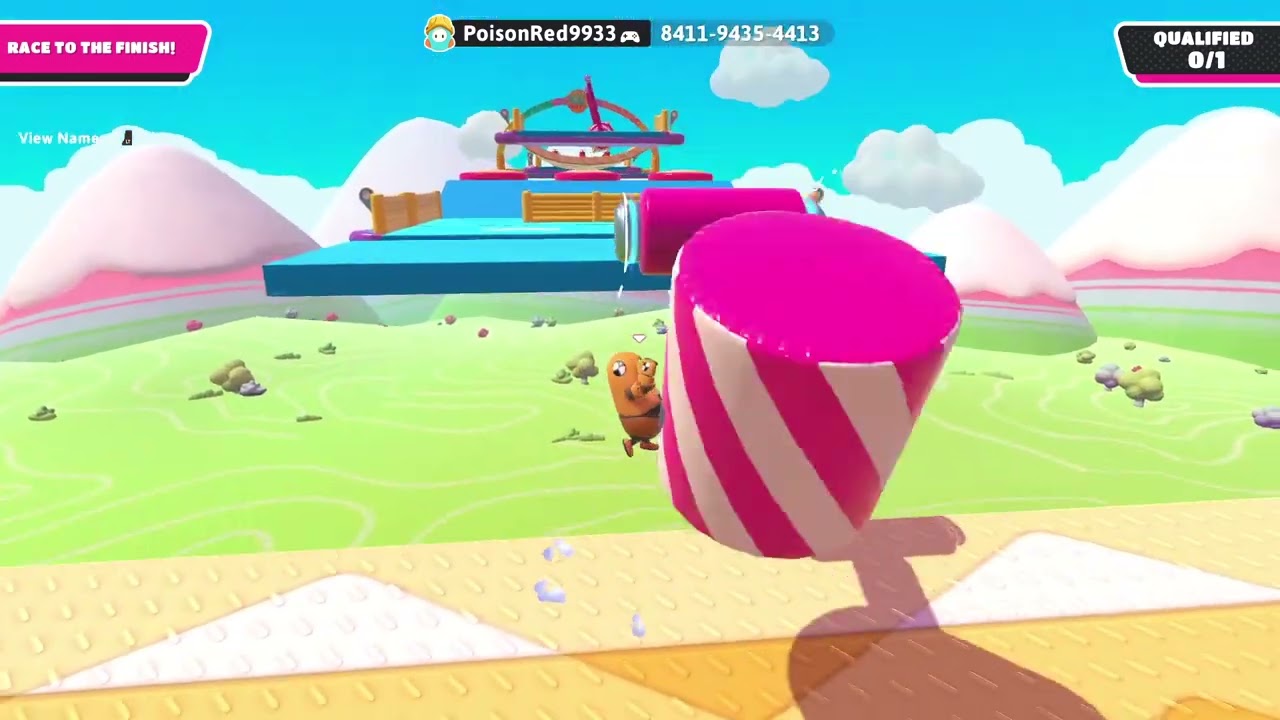 Fall Guys - Slime Roulette Gameplay (Creative Map Code)