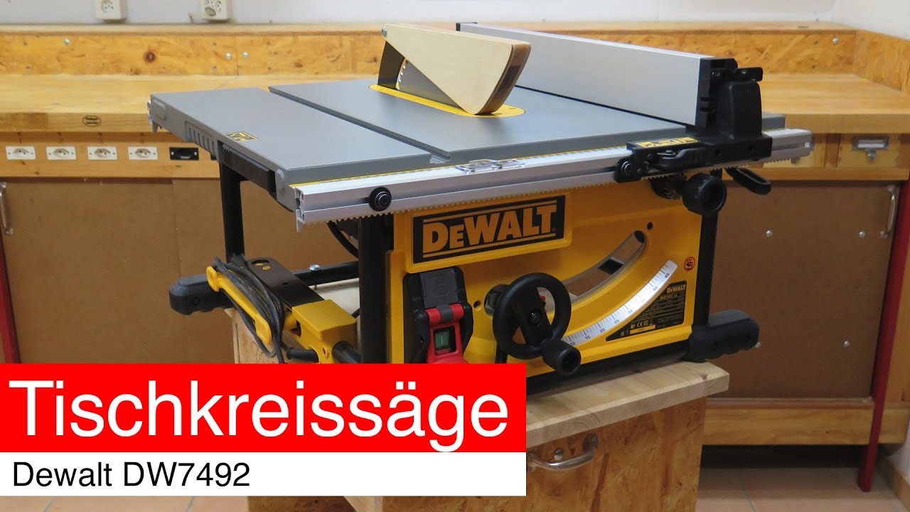 Tischkreissäge DeWalt DWE7492 / Table saw DeWalt DWE7492