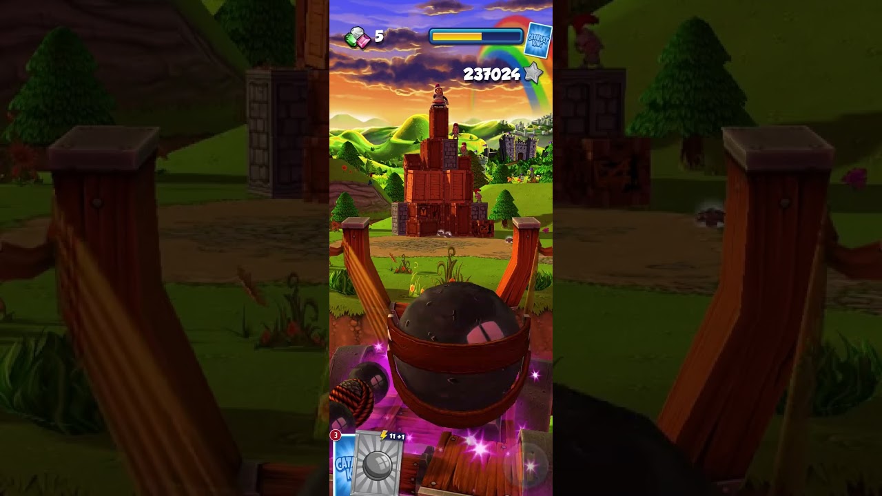 Catapult King Gameplay | Destroying Castles and Dragons  🏰🔥           catapult king
