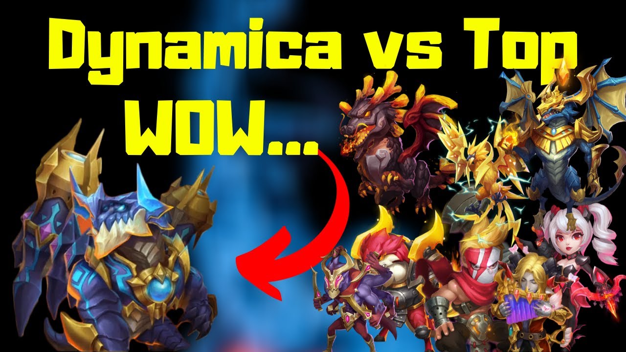 Dynamica Vs Top Heroes | Castle Clash