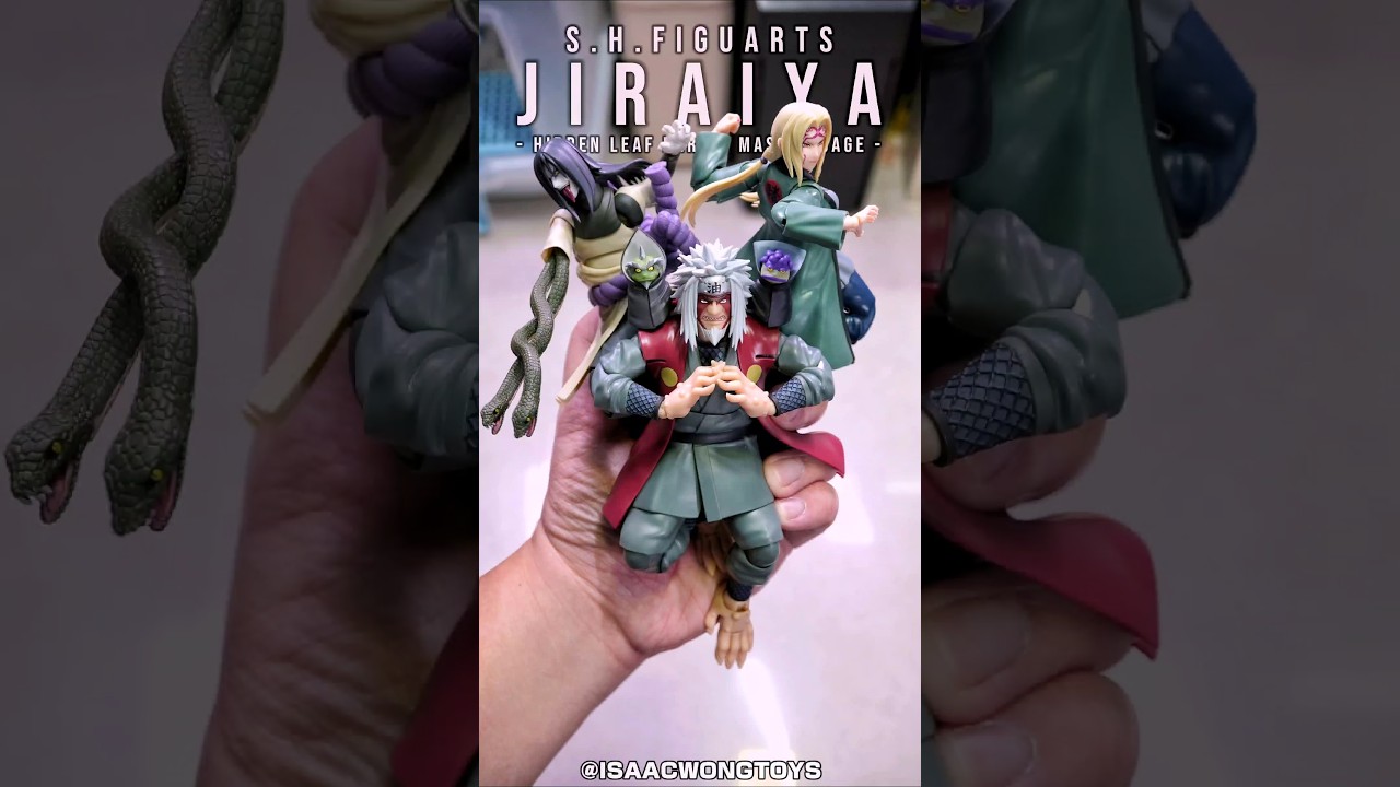 [S.H.Figuarts] NARUTO Shippuden&nbsp;- JIRAIYA&nbsp;2.0 (Sage Mode&nbsp;Set) #SHF  #NARUTO #自来也 #疾風伝 #IsaacWongToys