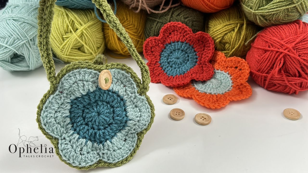 Learn How To Make A Stunning Crochet Flower Purse - Easy Tutorial!