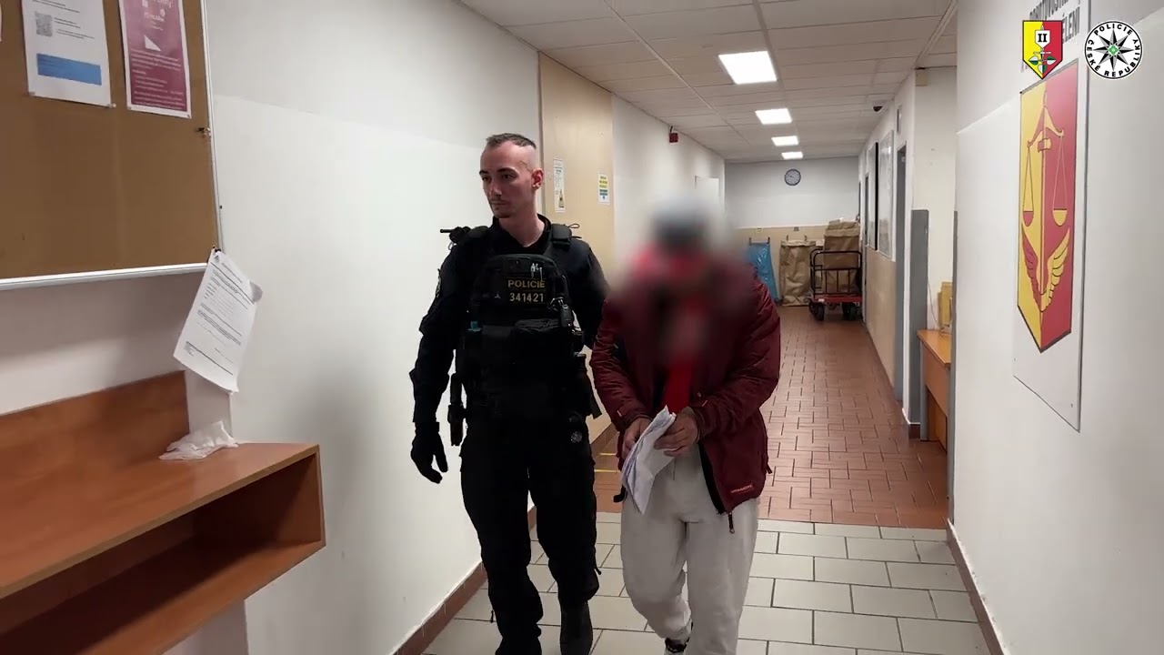 ESKORTA PODEZŘELÝCH ZE ZALOŽENÍ POŽÁRU V PRAŽSKÉ PORODNICI
