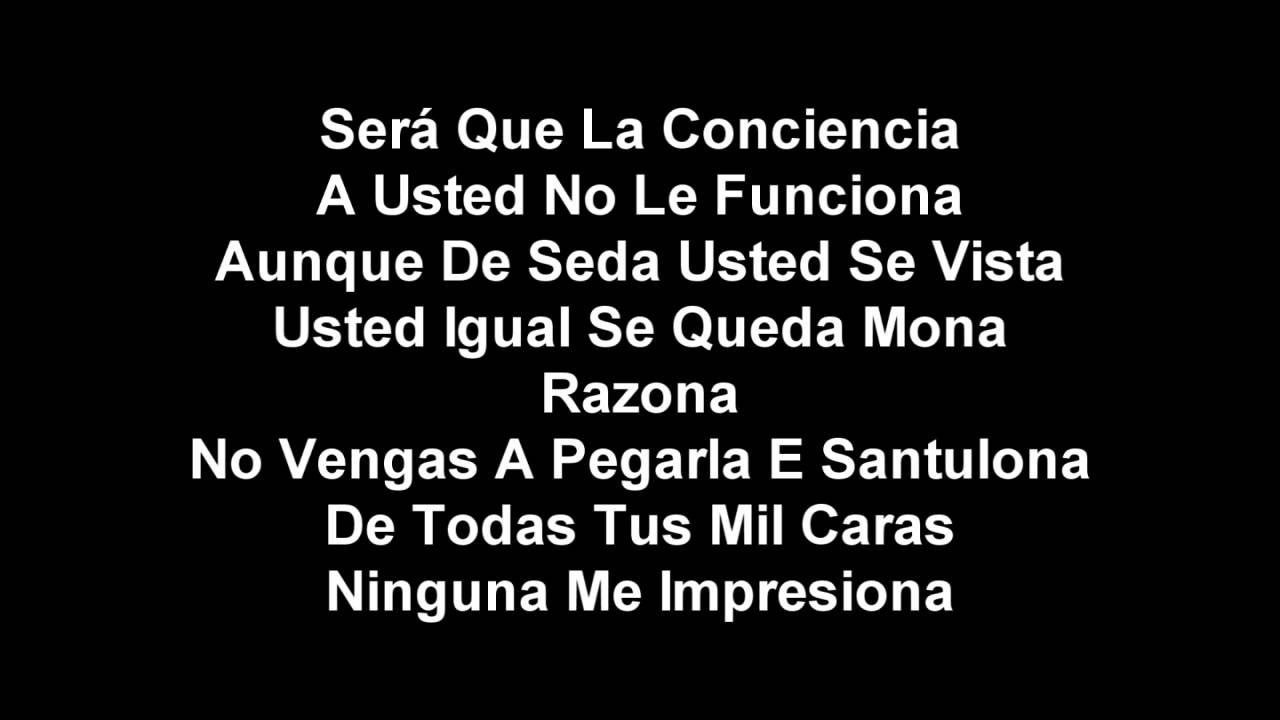 El Kasike - Tu No Eres Manco Tu Eres Paralitico (Tiradera A Nesio)