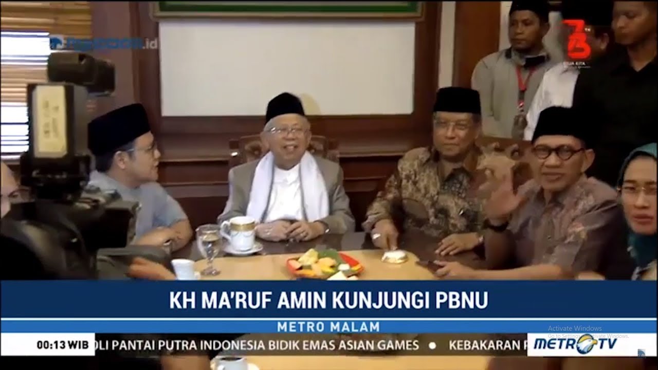 Maruf Amin Pamit ke PBNU