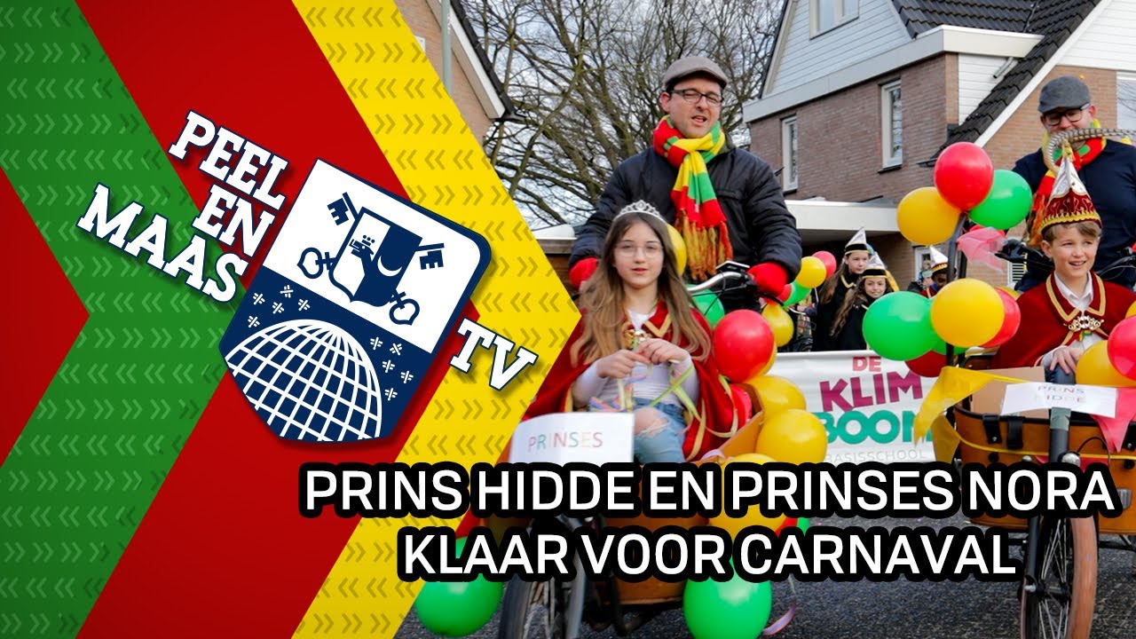 Prins Hidde en prinses Nora klaar voor carnaval - 25 februari 2022 - Peel en Maas TV Venray