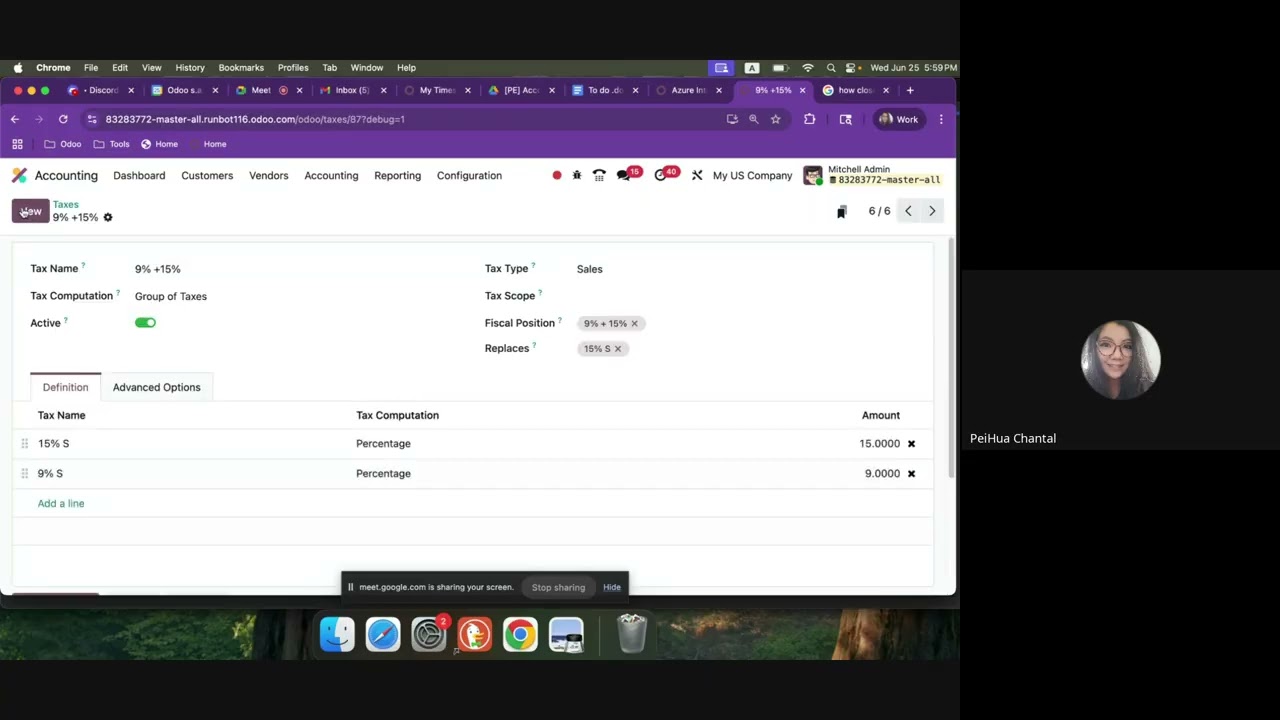 [Accounting][Odoo 19] Fiscal position
