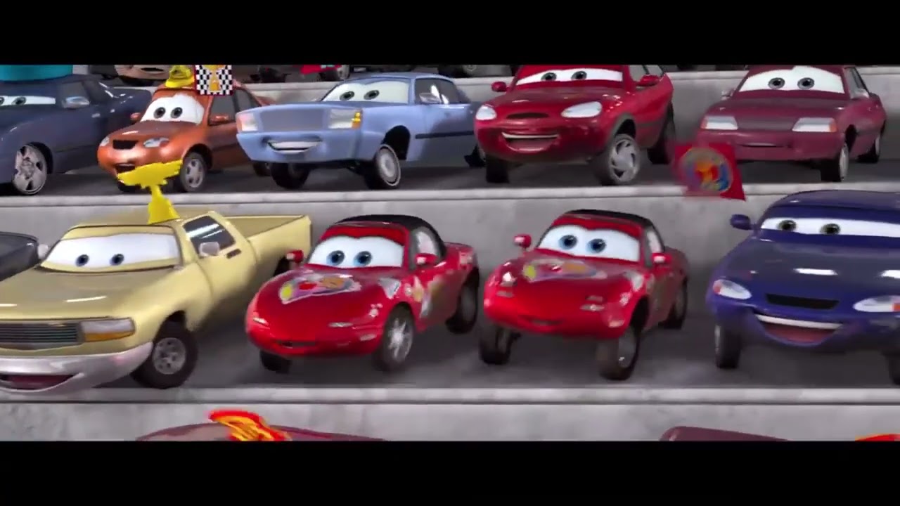 Lightning McQueen and Strip &ldquo;The King&rdquo; Weathers Compete for the Piston Cup!