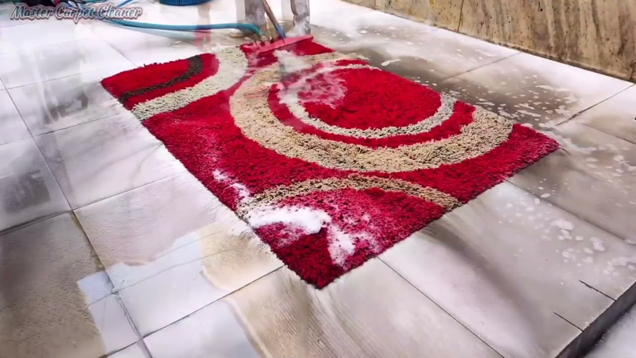 Satisfying Rug Cleaning Compilation ASMR ~ Master Carpet Cleaner 