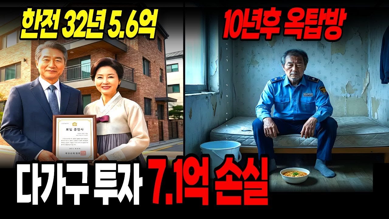 한전 32년 근무 퇴직금 5.6억...화곡동 다가구 투자하다 10년 만에 옥탑방 전락 |빌라 월세 지옥 실화