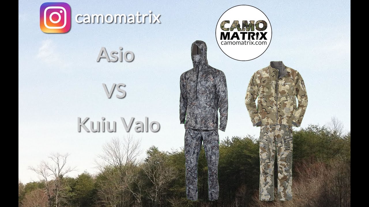 Asio Vs. Kuiu Valo on 14 Backgrounds with Deer Vision.