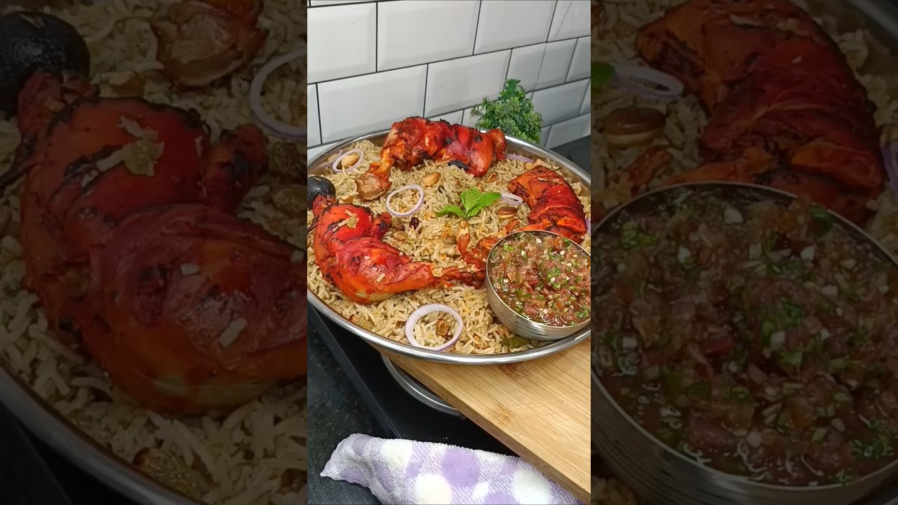 Chicken Kabsa Recipe 😍😋🤤. #chickenkabsa #chickenkabsa #arabiankabsa #food #viralshort