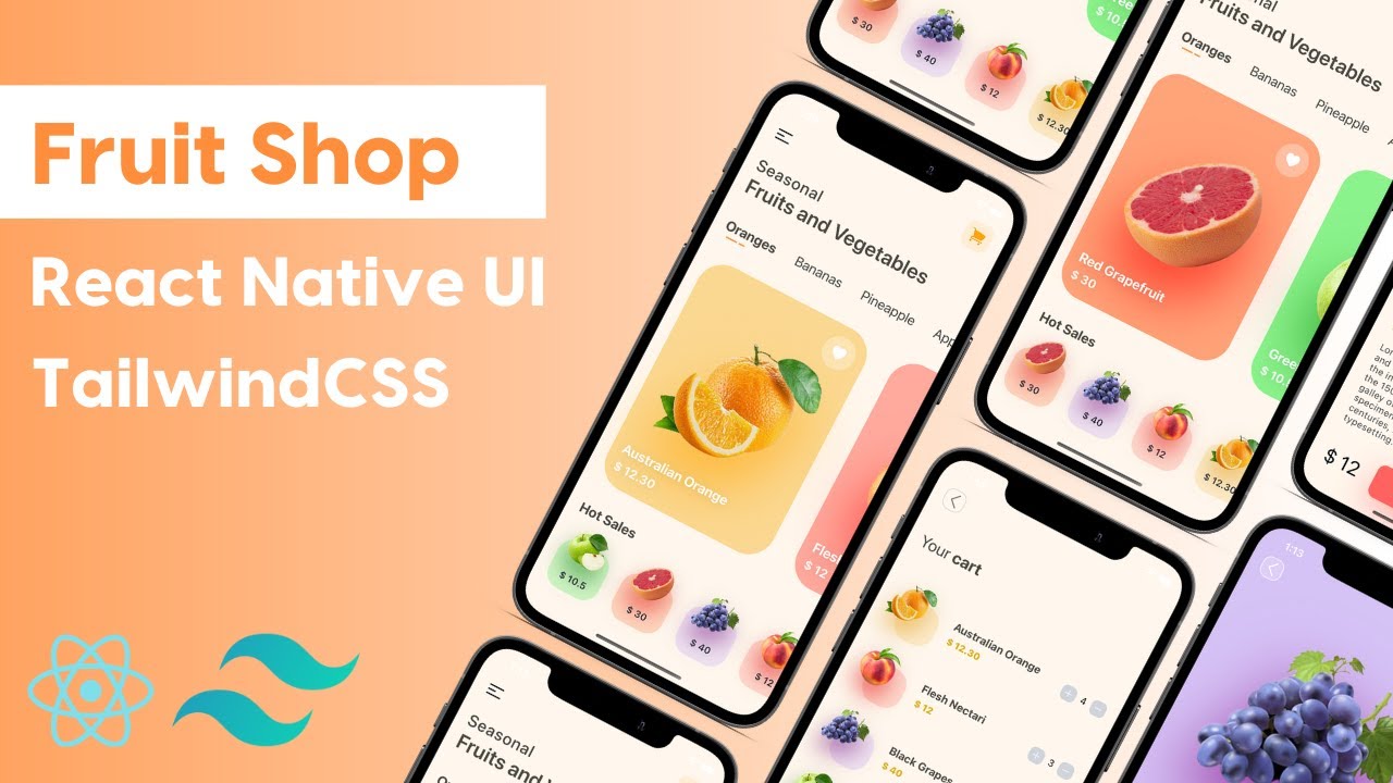 🔴 Fruit Shop UI - React Native Tutorial