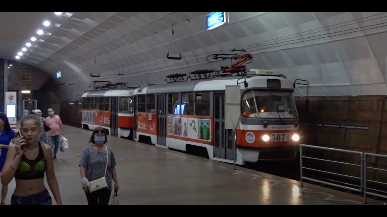 Confused Tram thinks its a Metro in Volgograd, Russia: Трамвай или Метро в Волгограде?