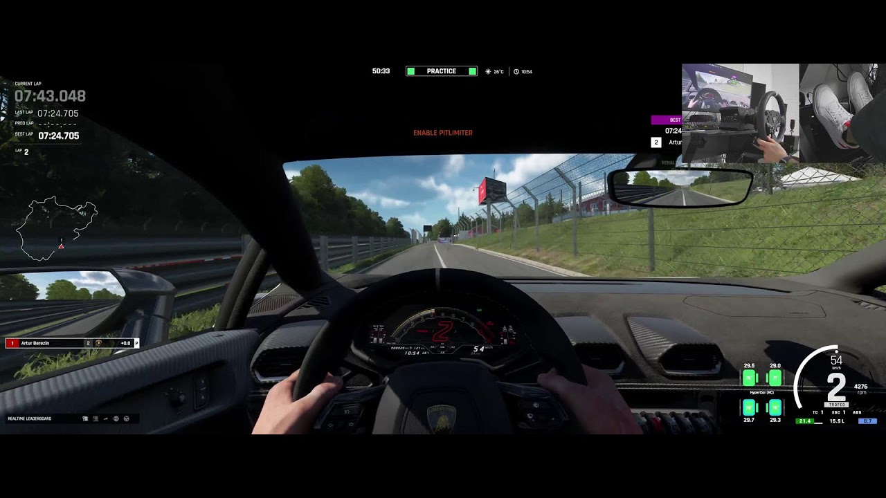 Dirt 2.0 | AC EVO AE86 Nurburgring (Tourist) | MOZA R12
