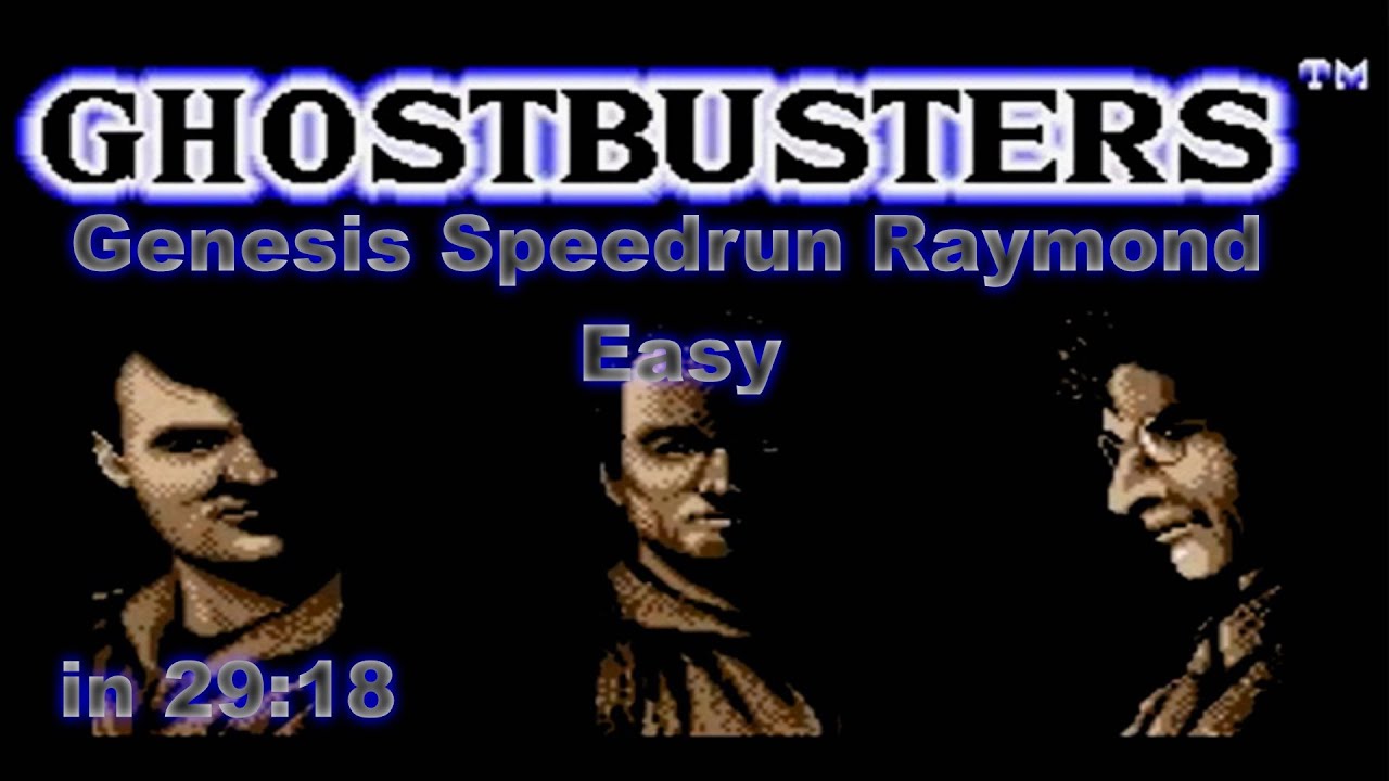 Ghostbusters Genesis Speedrun Raymond Easy in 29:18