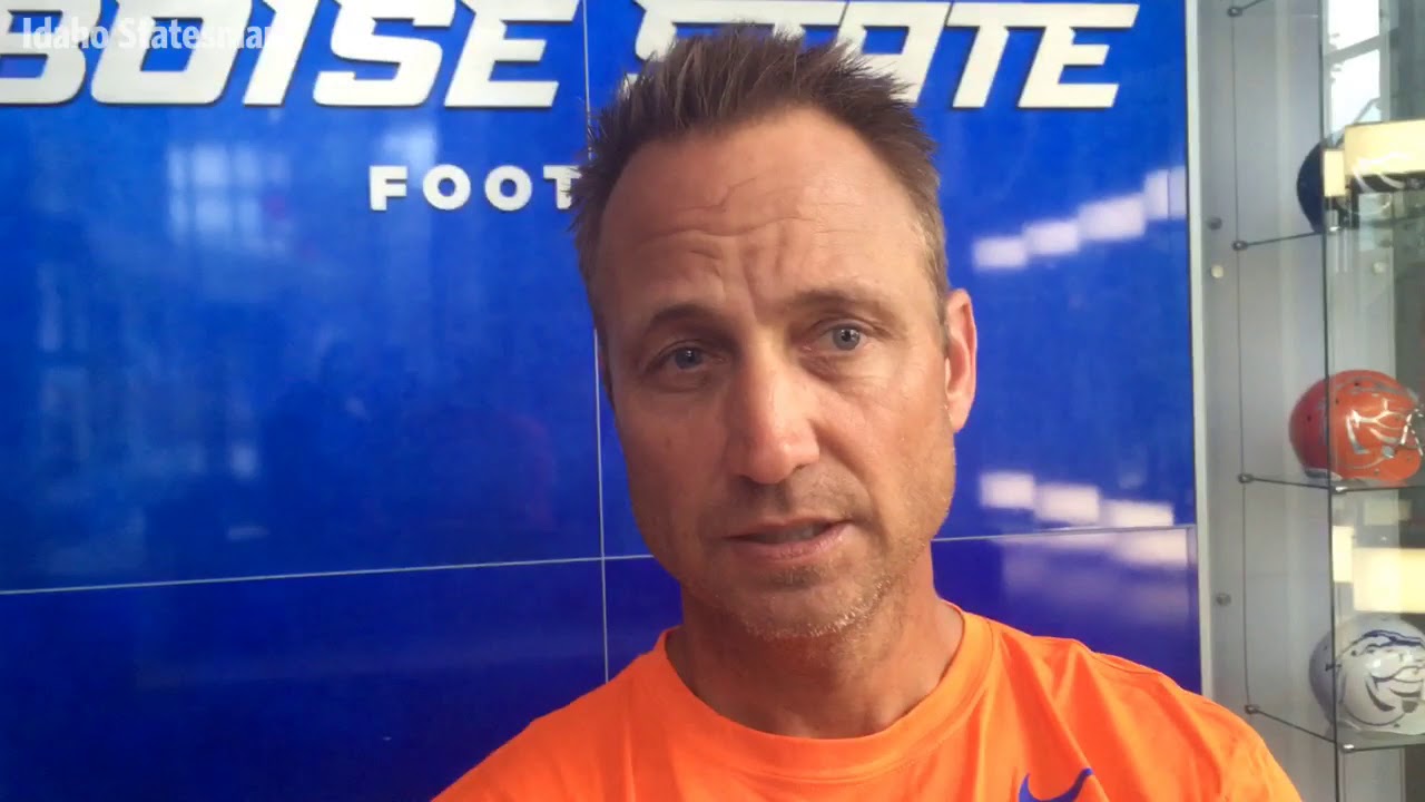 Boise State receivers coach Eric Kiesau hopes to mix in eight or nine