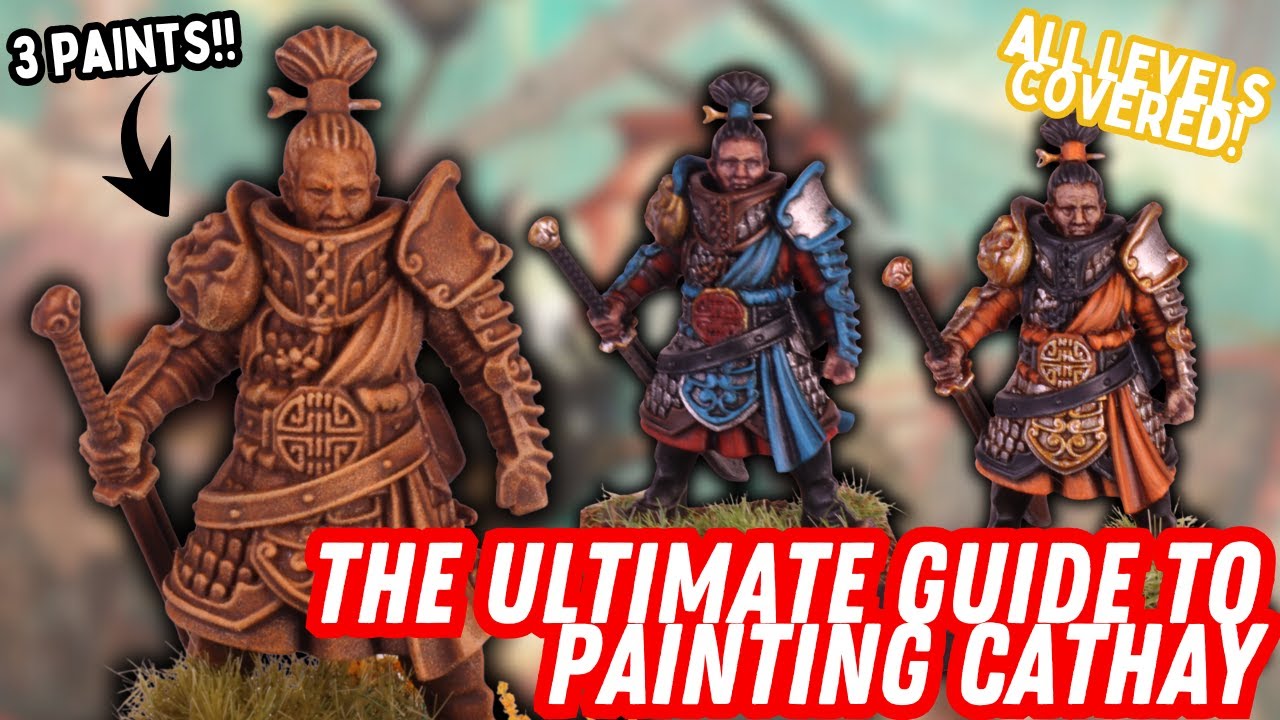Grand Cathay Infantry Schemes! (Terracotta only takes 3 paints!)
