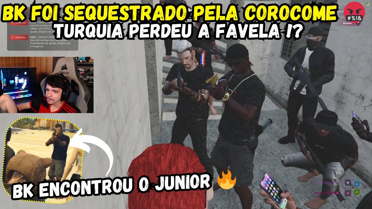 BKINHO FOI SEQUESTRADO PELA COROCOME! 🤬 | DIA DE ''DISPUTA'' COM AS TROPAS DO ILEGAL 👀 | GTA RP