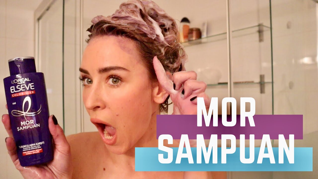 MOR ŞAMPUAN DENİYORUM! SAÇ RENGİM DEĞİŞTİ Mİ?🤔 | ÖNCESİ SONRASI