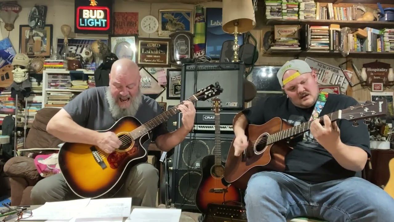 Acoustic cover of Billy Idol White Wedding by DoubleBruno