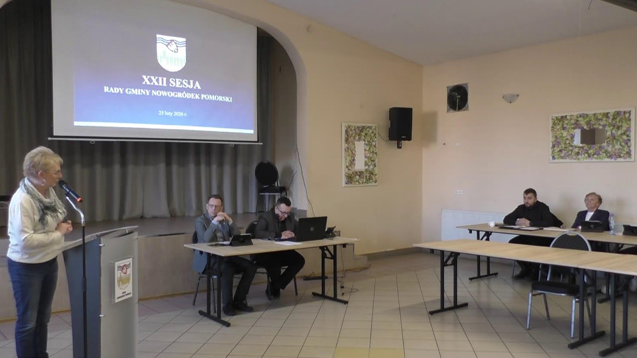 XXII SESJA RADY GMINY NOWOGRÓDEK POMORSKI
