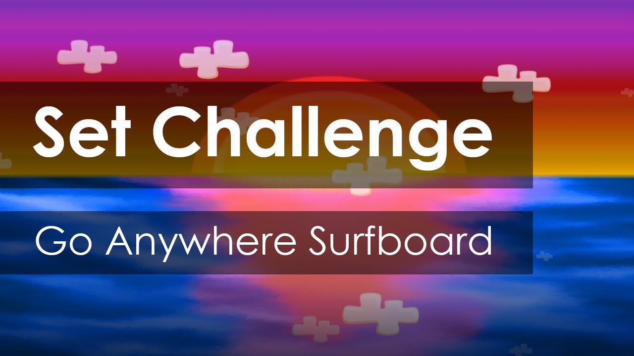 GO ANYWHERE SURFBOARD SET CHALLENGE WITH ELIZABETE | Growtopia