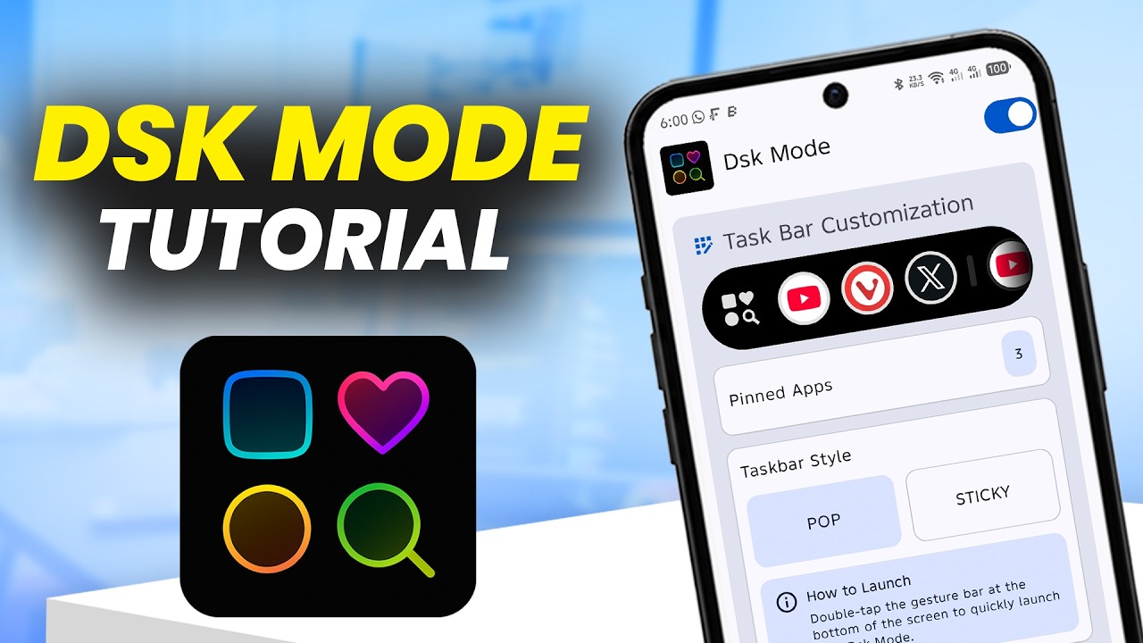 Как пользоваться приложением Desk Mode на Android