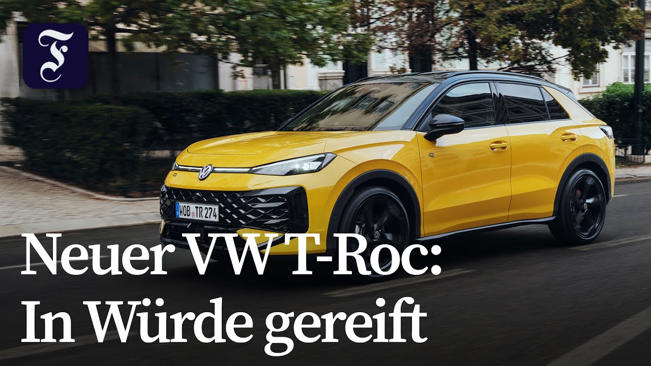VW T-Roc 1.5 eTSI im Fahrbericht: In Würde gereift | F.A.Z.