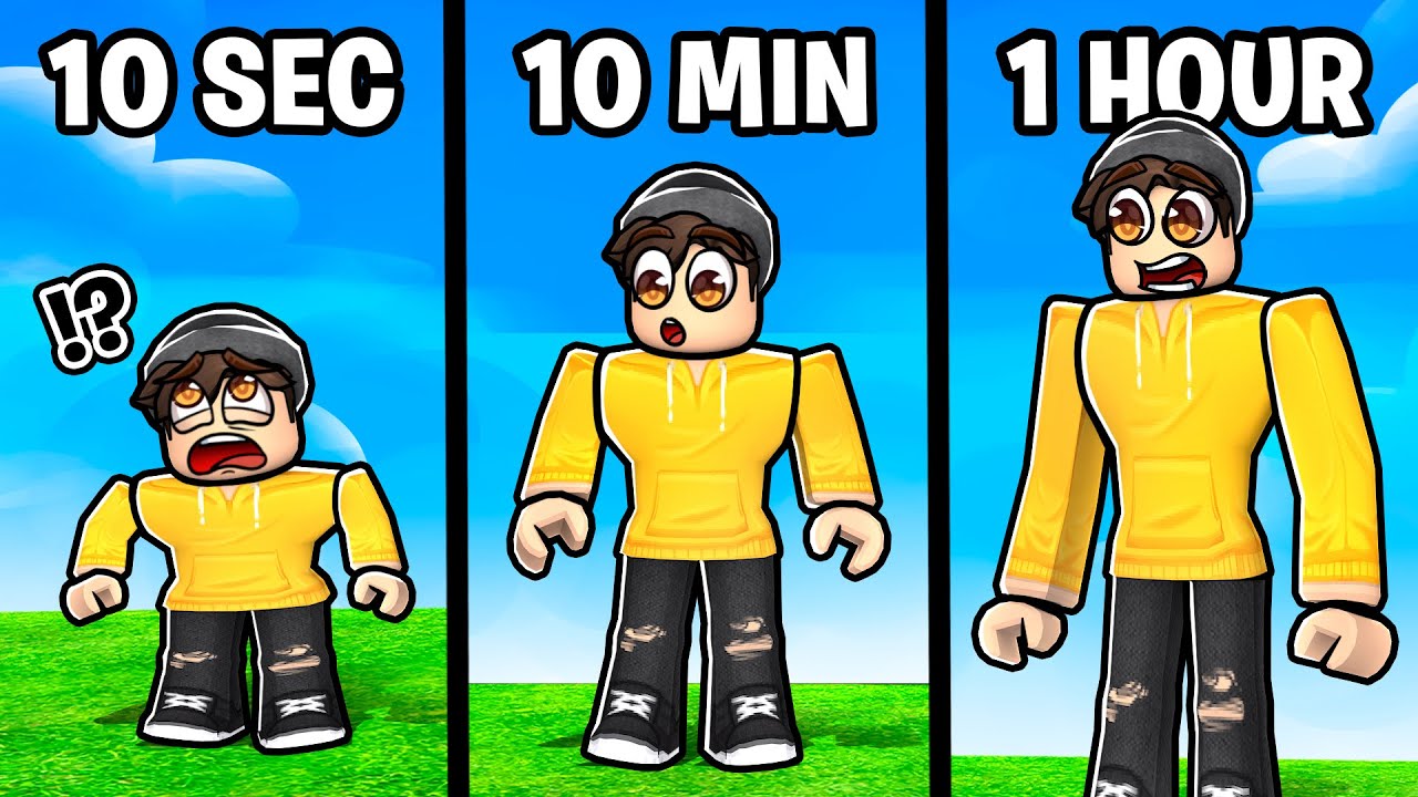 Roblox but you grow TALLER every second 😵‍💫
