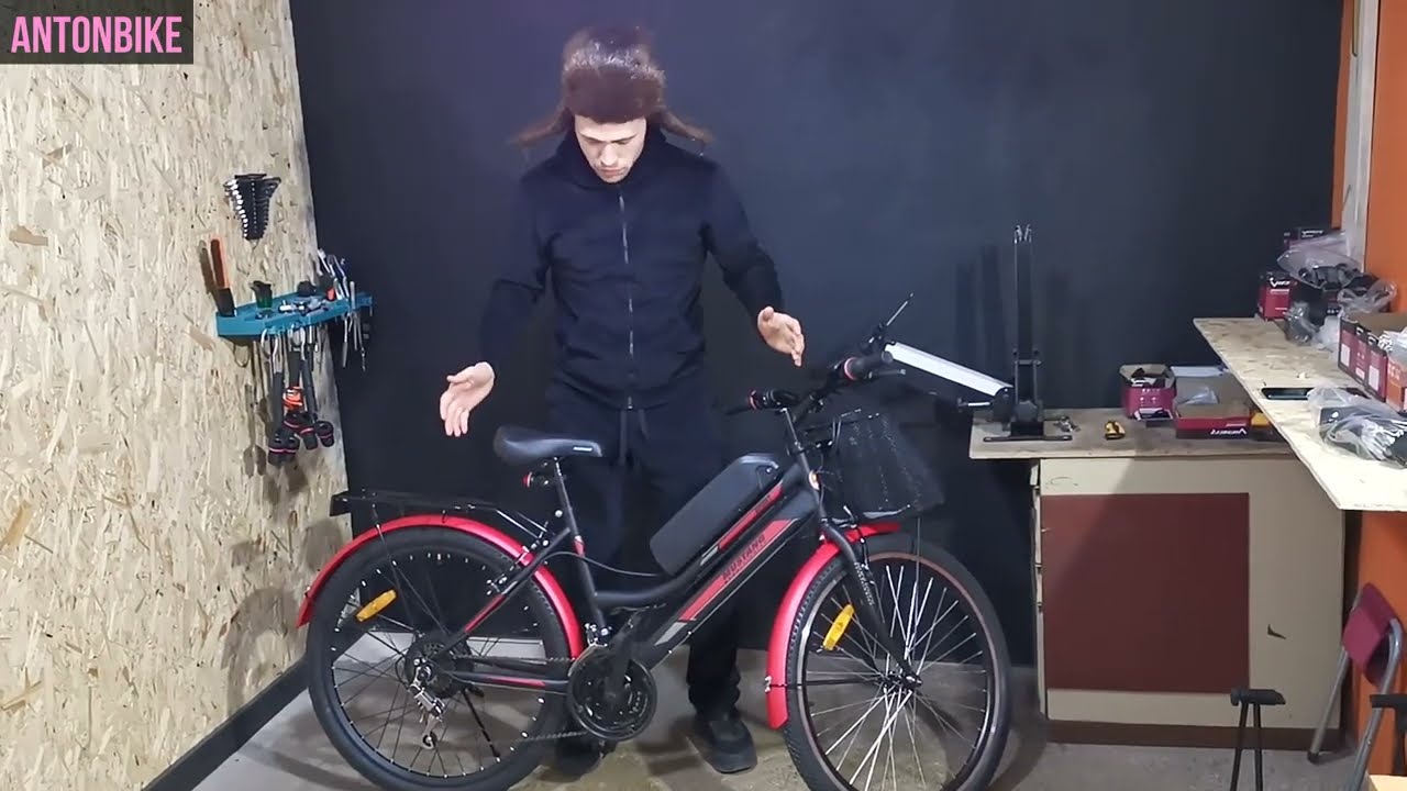 Электровелосипед из дешевого велосипеда. Электронабор E-Crosser 36v 500W. Быстро, дешево, сердито!