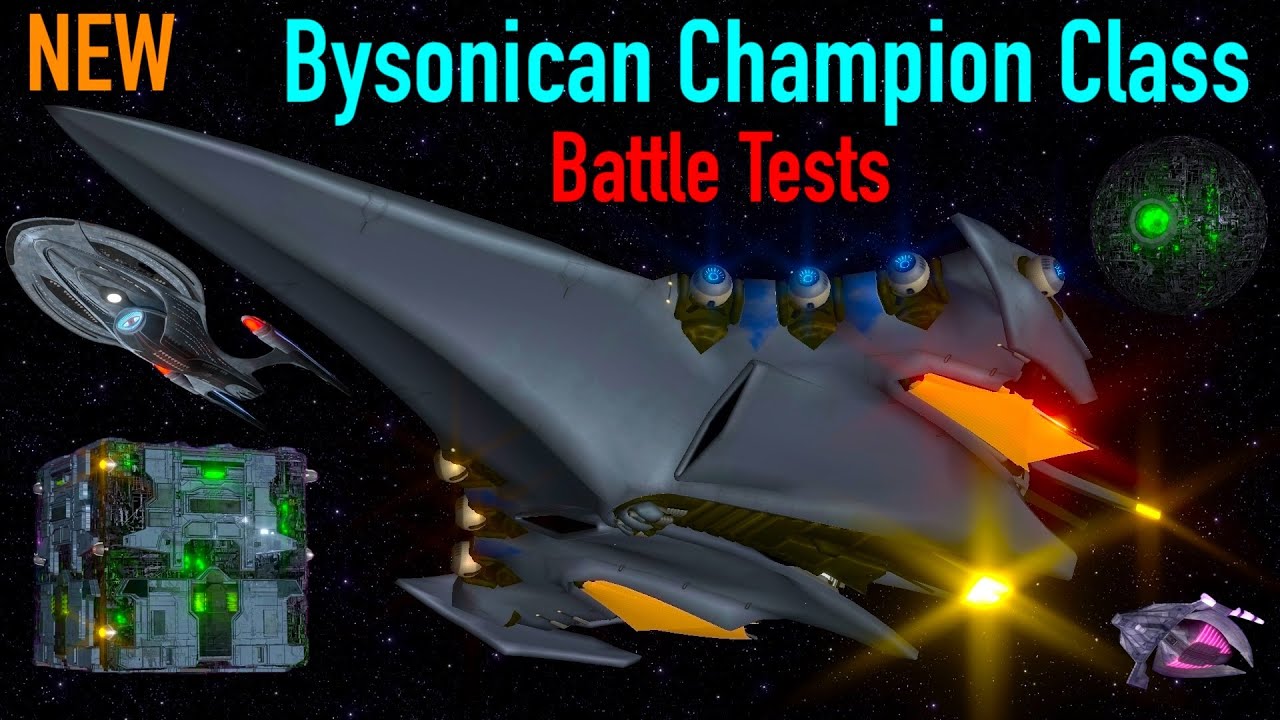 First Look - Bysonican Champion Class Battle Tests - Star Trek Starship Battles