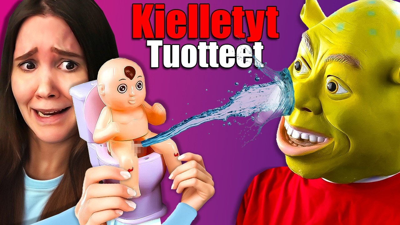 Tilasin Netistä 30 KIELLETTYÄ Tuotetta, Jotka Pitäisi POLTTAA...