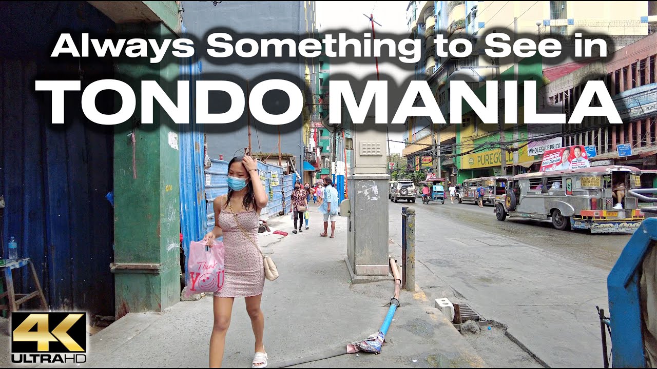 Just Another Day in TONDO MANILA Philippines - Walking Tour [4K]