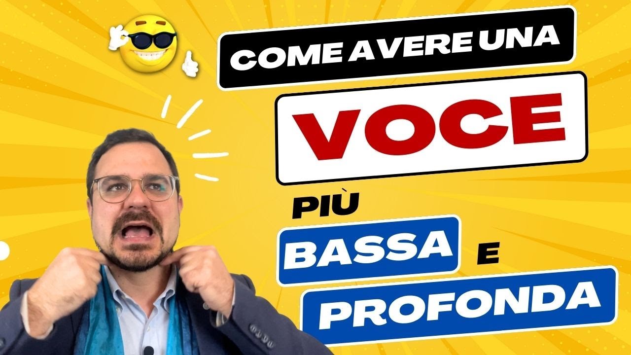Come ABBASSARE il TONO della VOCE?