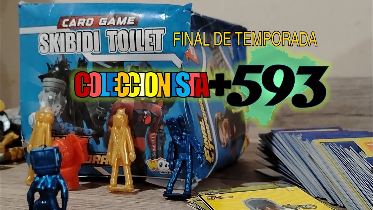 Card game Skibidi Toilet Final de Temporada, editorial Woow stickers Perú 2023