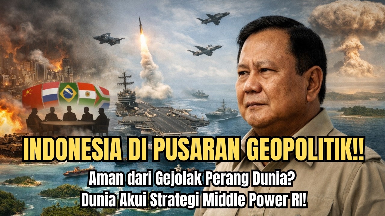Indonesia di Pusaran Geopolitik 2026: Aman dari Perang Dunia? Dunia Akui Strategi Middle Power RI!
