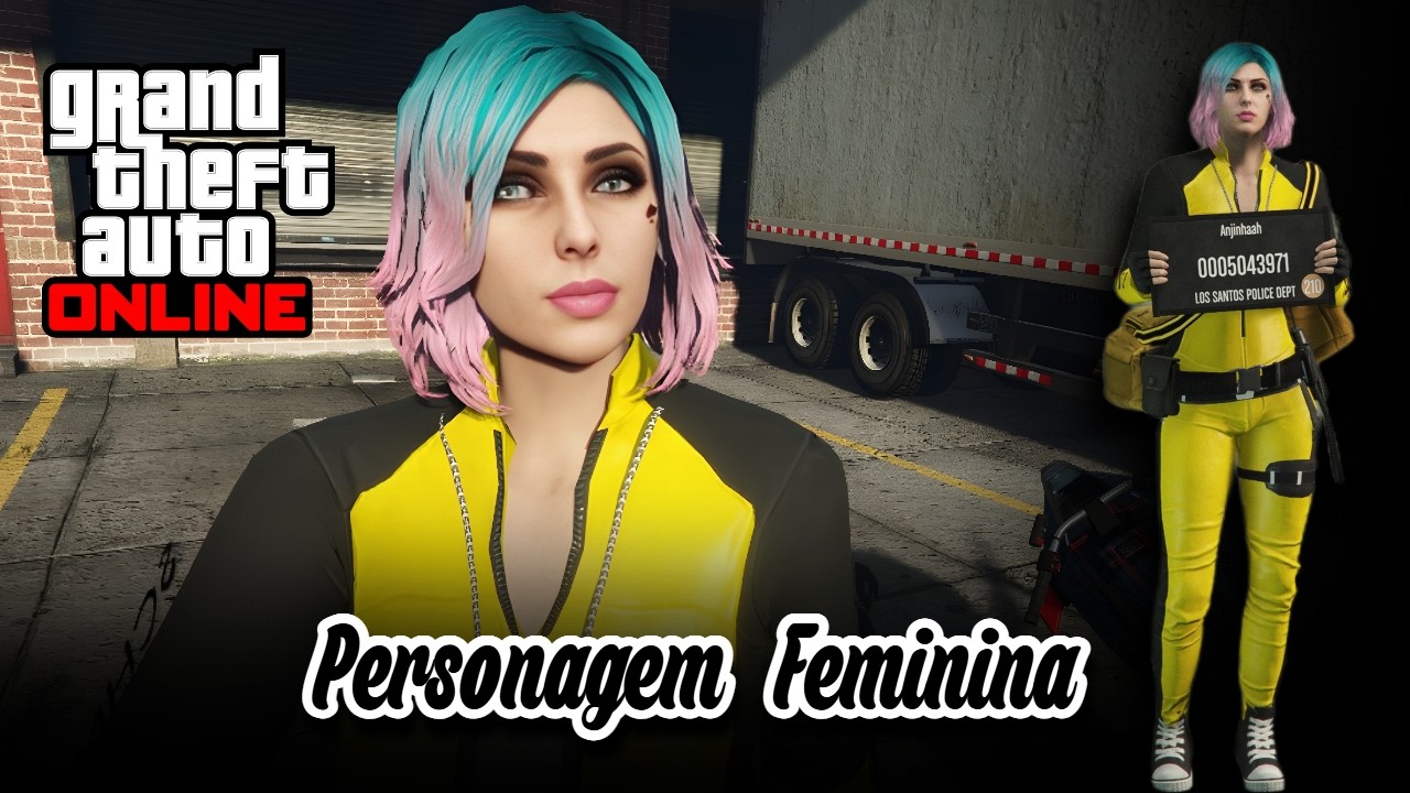 CRIANDO PERSONAGEM FEMININA BONITA NO GTA ONLINE (PS5/PS4/XBOX/PC)