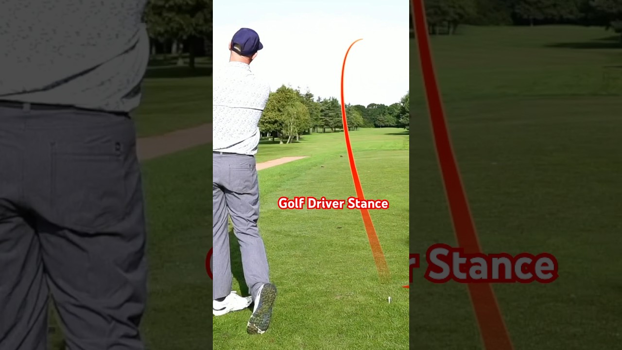 Stop Slicing The Driver - Golf Stance Lesson